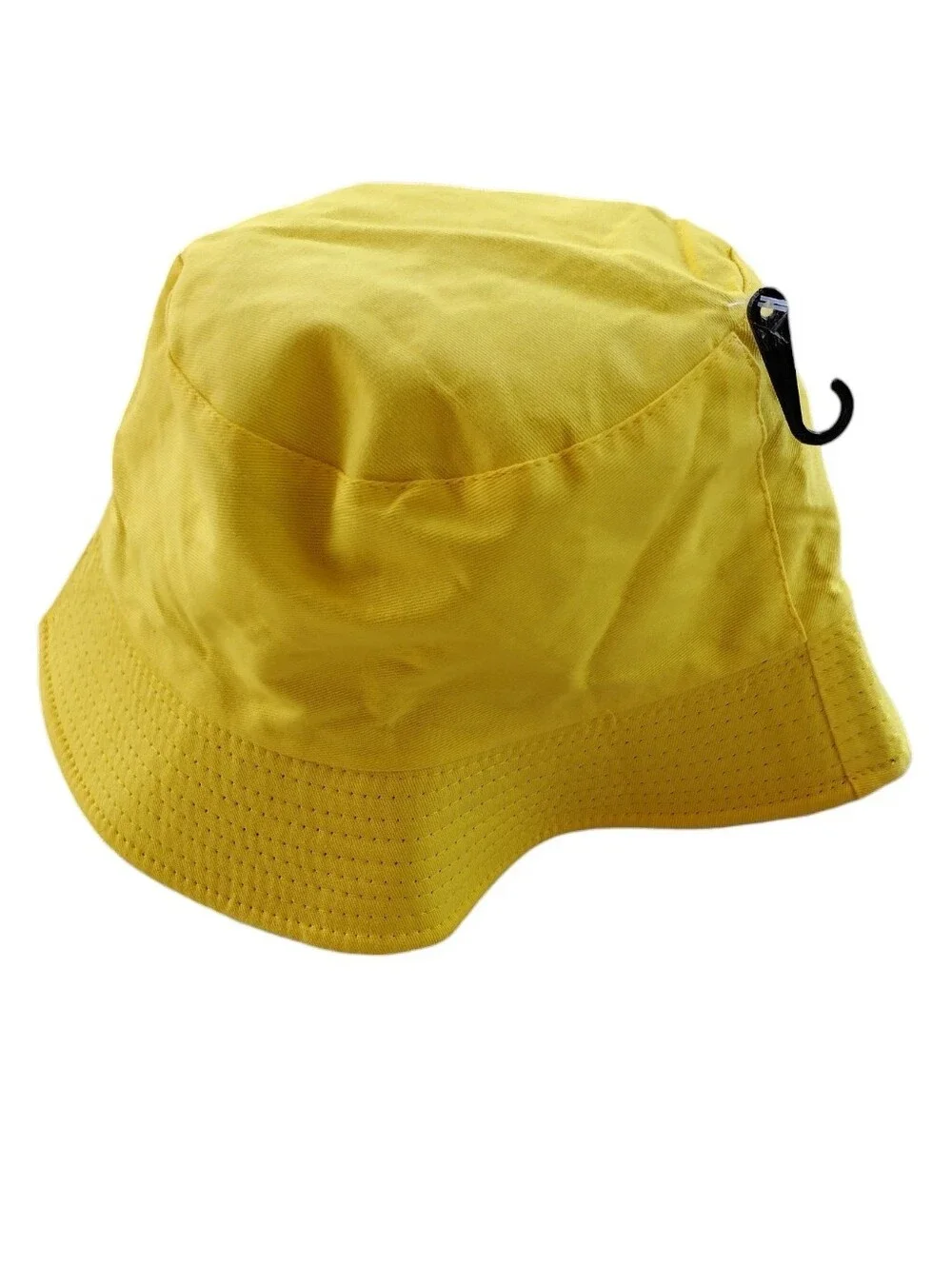 Reversible Yellow/ Black Bucket Hat - Lightweight Sun Protection